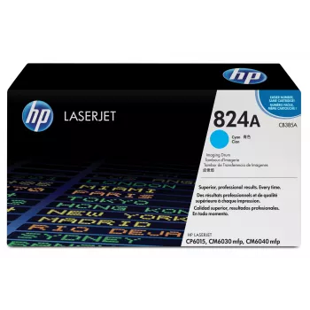 Tambor de imagem HP 824A Cyan LaserJet, ciano, 1 unid.