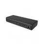 Estação de acoplamento ICY BOX IB-DK7401-CU31 USB-C 17 em 1, 6 saídas de vídeo, 8K, DisplayLink, USB 3.2 Gen 2, 140 W PD 3.1, 2,5 GbE, SD/microSD, preta