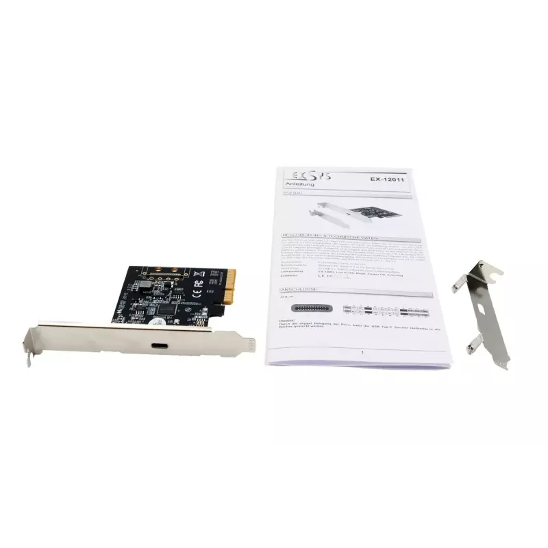 Placa de interface EXSYS EX-12011 interna USB 3.2 Gen 2