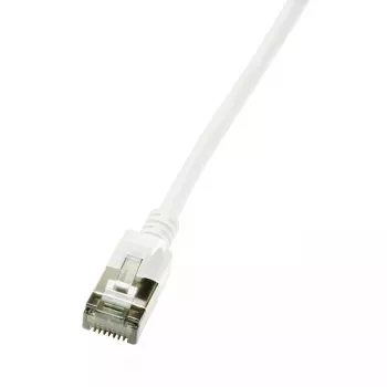 Cabo de rede LogiLink CQ9011S RJ-45 Cat6a 0,3 m branco