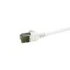 Cabo de rede LogiLink Ultraflex SlimLine RJ-45 Cat6a 1 m branco