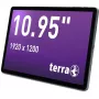 TERRA PAD 1007 tablet de 10,95 polegadas (27,8 cm), IPS 1920x1200, MediaTek MTK6789V de oito núcleos, 8 GB RAM, 256 GB, LTE, Wi-Fi 5, Bluetooth 4.2, GPS, Android 14, branco