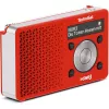 Rádio pessoal TechniSat DigitRadio 1 vermelho branco