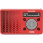 Rádio pessoal TechniSat DigitRadio 1 vermelho branco