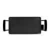 Princess 01.102209.01.005 Economy Table Chef placa de grelhador elétrica, de instalação livre, 430 x 230 mm, antiaderente, sem BPA, preta/aço inoxidável