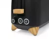 Torradeira Princess 142361 2 fatias 1000 W preto prateado madeira