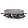 Princess 162720 Raclette 8 pedra oval grelhador party 1200W 8 frigideiras