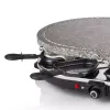 Princess 162720 Raclette 8 pedra oval grelhador party 1200W 8 frigideiras
