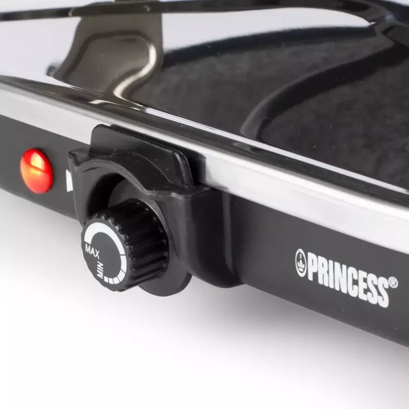 Princess 162720 Raclette 8 pedra oval grelhador party 1200W 8 frigideiras