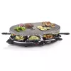 Princess 162720 Raclette 8 pedra oval grelhador party 1200W 8 frigideiras