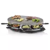 Princess 162720 Raclette 8 pedra oval grelhador party 1200W 8 frigideiras