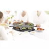 Princess 162720 Raclette 8 pedra oval grelhador party 1200W 8 frigideiras