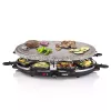 Princess 162720 Raclette 8 pedra oval grelhador party 1200W 8 frigideiras