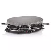 Princess 162720 Raclette 8 pedra oval grelhador party 1200W 8 frigideiras