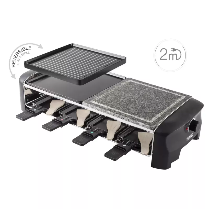 Grelhador de raclette Princess 162820 1400W 8 frigideiras