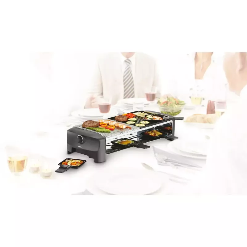 Grelhador de raclette Princess 162820 1400W 8 frigideiras