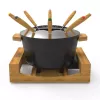 Conjunto de fondue Princess 01.173025.01.001 Pure preto