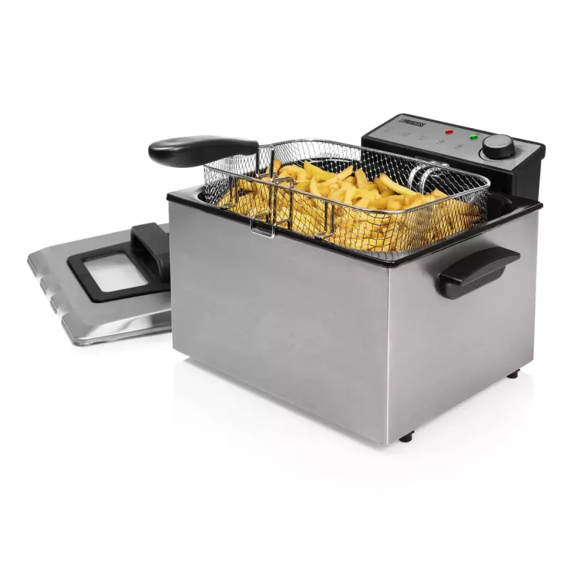 Fritadeira Princess 01.185000.01.001 5 L 3270 W preto aço inoxidável