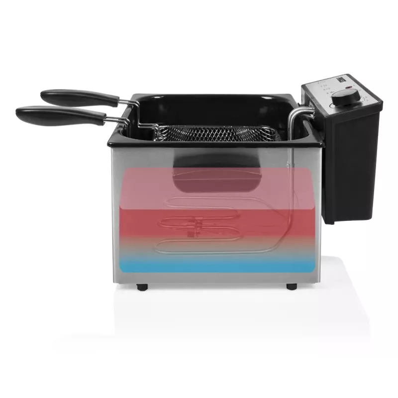 Fritadeira Princess 01.185000.01.001 5 L 3270 W preto aço inoxidável