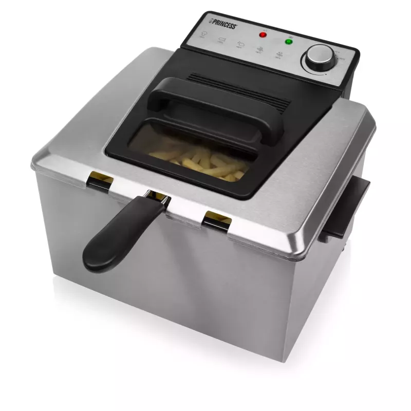 Fritadeira Princess 01.185000.01.001 5 L 3270 W preto aço inoxidável