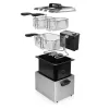 Fritadeira Princess 01.185000.01.001 5 L 3270 W preto aço inoxidável
