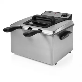 Fritadeira Princess 01.185000.01.001 5 L 3270 W preto aço inoxidável