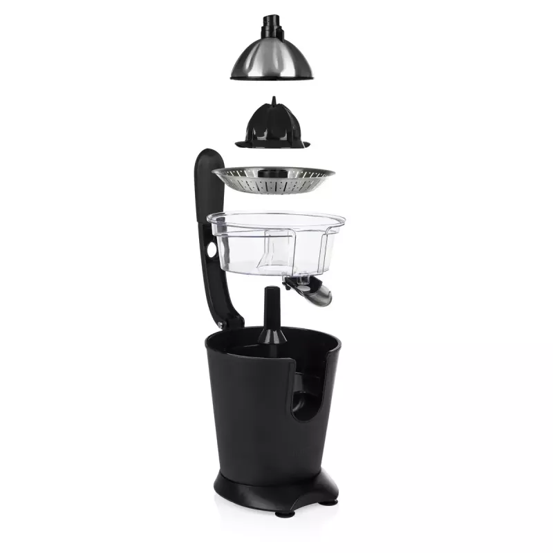 Extrator de sumo Princess 01.201853.01.001 preto Steel 160W aço inoxidável