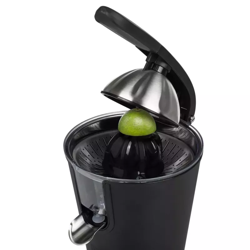 Extrator de sumo Princess 01.201853.01.001 preto Steel 160W aço inoxidável