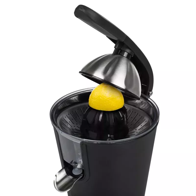 Extrator de sumo Princess 01.201853.01.001 preto Steel 160W aço inoxidável