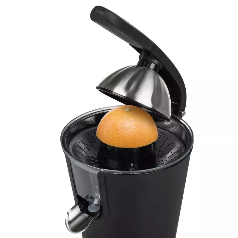 Extrator de sumo Princess 01.201853.01.001 preto Steel 160W aço inoxidável
