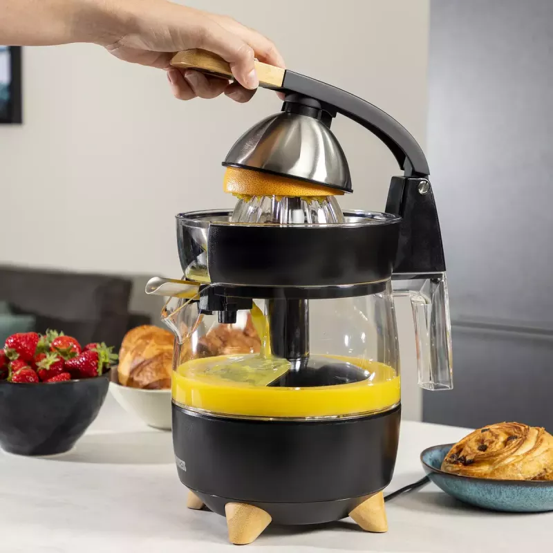 Espremedor de citrinos Princess 201862 preto transparente 1L 300W