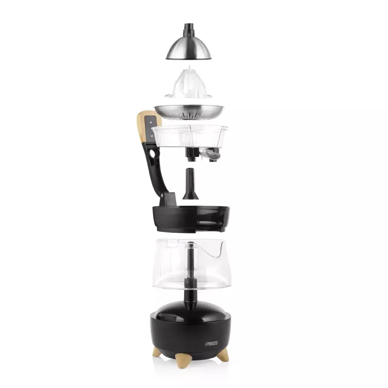 Espremedor de citrinos Princess 201862 preto transparente 1L 300W