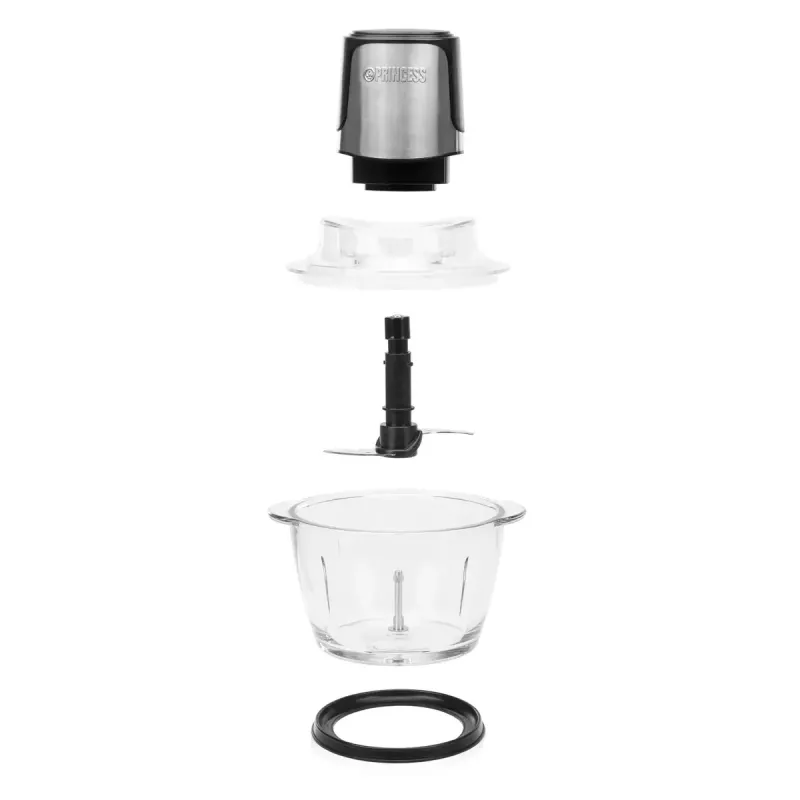 Power Chopper Princess 01.221051.01.001 300W 1L preto aço inoxidável