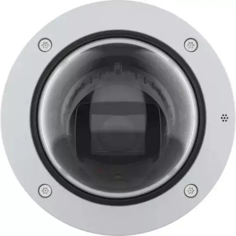 Câmara de segurança IP Dome AXIS P3287-LV — 2592×1944, CMOS 1/2.8 polegadas, 3–8,5 mm varifocal, rotação de 190°, interior/exterior, montagem em teto/parede