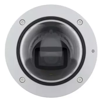 Câmara de segurança IP Dome AXIS P3288-LV — 3840×2160, CMOS 1/1,8 polegadas, 4,4–14,6 mm, montagem em teto, interior/exterior