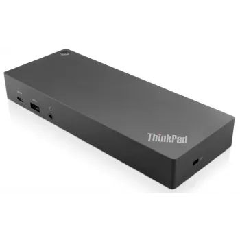 Docking station para portátil Lenovo 03X7469 com fios USB 3.2 Gen 2 (3.1 Gen 2) Type-C preto