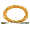 BlueOptics 050502K512000020M-BO Cabo de patch de fibra ótica duplex, LC/UPC para LC/UPC, OM3 50/125 µm, 20 m, bege