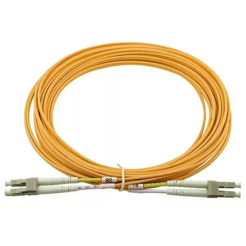 BlueOptics 050502K512000020M-BO Cabo de patch de fibra ótica duplex, LC/UPC para LC/UPC, OM3 50/125 µm, 20 m, bege