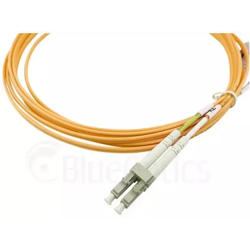 BlueOptics 050502K512000020M-BO Cabo de patch de fibra ótica duplex, LC/UPC para LC/UPC, OM3 50/125 µm, 20 m, bege