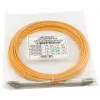 BlueOptics 050502K512000050M-BO Cabo de patch de fibra ótica duplex, LC/UPC para LC/UPC, OM3 50/125 µm, 50 m, bege