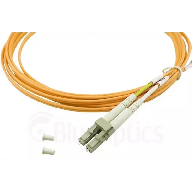 BlueOptics 050502K512000050M-BO Cabo de patch de fibra ótica duplex, LC/UPC para LC/UPC, OM3 50/125 µm, 50 m, bege