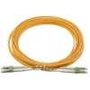 BlueOptics 050502K512000050M-BO Cabo de patch de fibra ótica duplex, LC/UPC para LC/UPC, OM3 50/125 µm, 50 m, bege