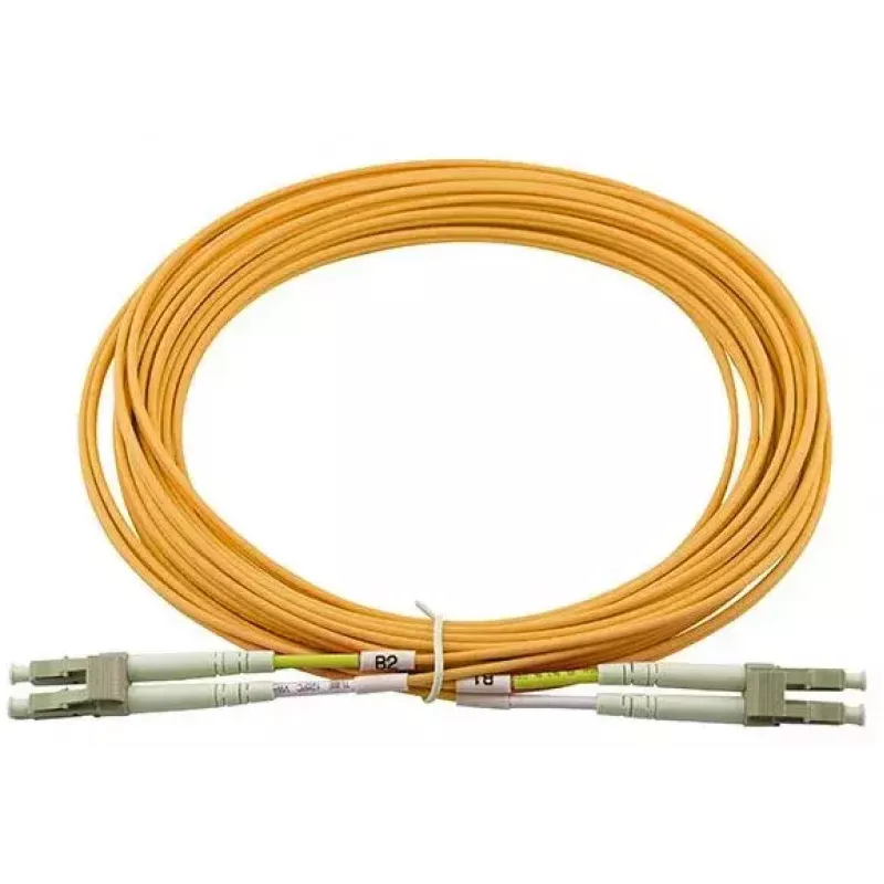 BlueOptics 050502K512000050M-BO Cabo de patch de fibra ótica duplex, LC/UPC para LC/UPC, OM3 50/125 µm, 50 m, bege