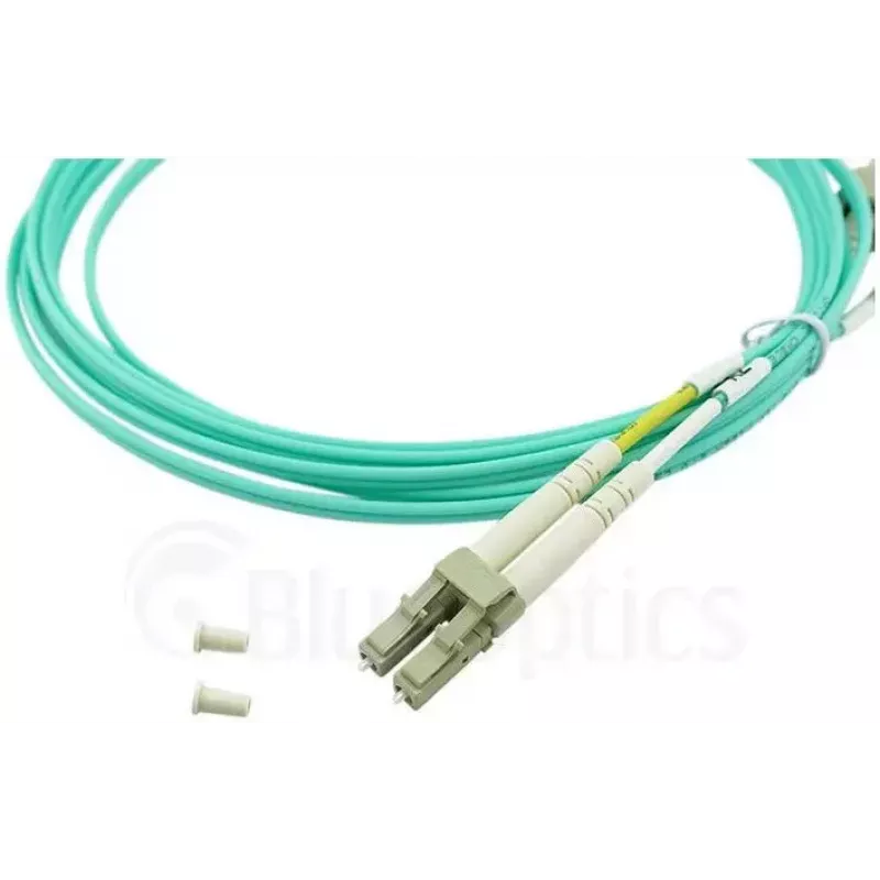 BlueOptics 050502T512000015M-BO Cabo de patch de fibra ótica duplex, LC/UPC para LC/UPC, OM3 50/125 µm, 15 m, bege