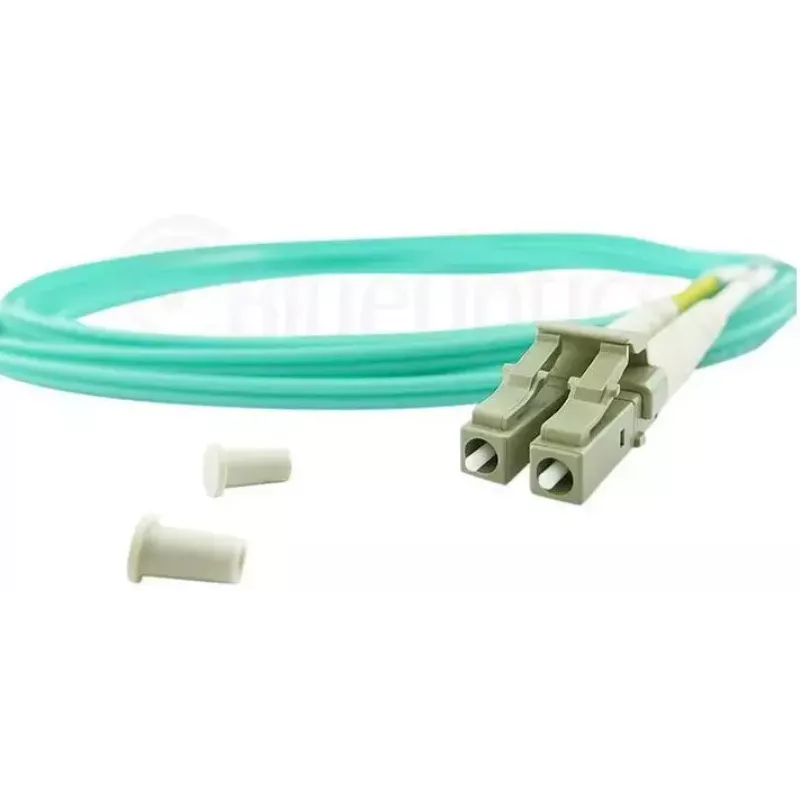 BlueOptics 050502T512000015M-BO Cabo de patch de fibra ótica duplex, LC/UPC para LC/UPC, OM3 50/125 µm, 15 m, bege