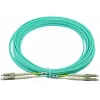 BlueOptics 050502T512000015M-BO Cabo de patch de fibra ótica duplex, LC/UPC para LC/UPC, OM3 50/125 µm, 15 m, bege