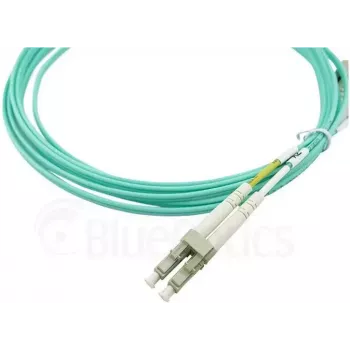 BlueOptics 050502T512000015M-BO Cabo de patch de fibra ótica duplex, LC/UPC para LC/UPC, OM3 50/125 µm, 15 m, bege