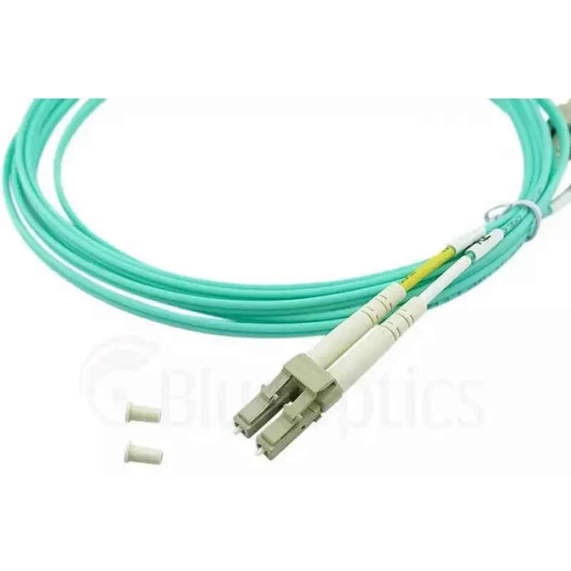 BlueOptics 050502T512000020M-BO Cabo de patch de fibra ótica duplex, LC/UPC para LC/UPC, OM3 50/125 µm, 20 m, bege