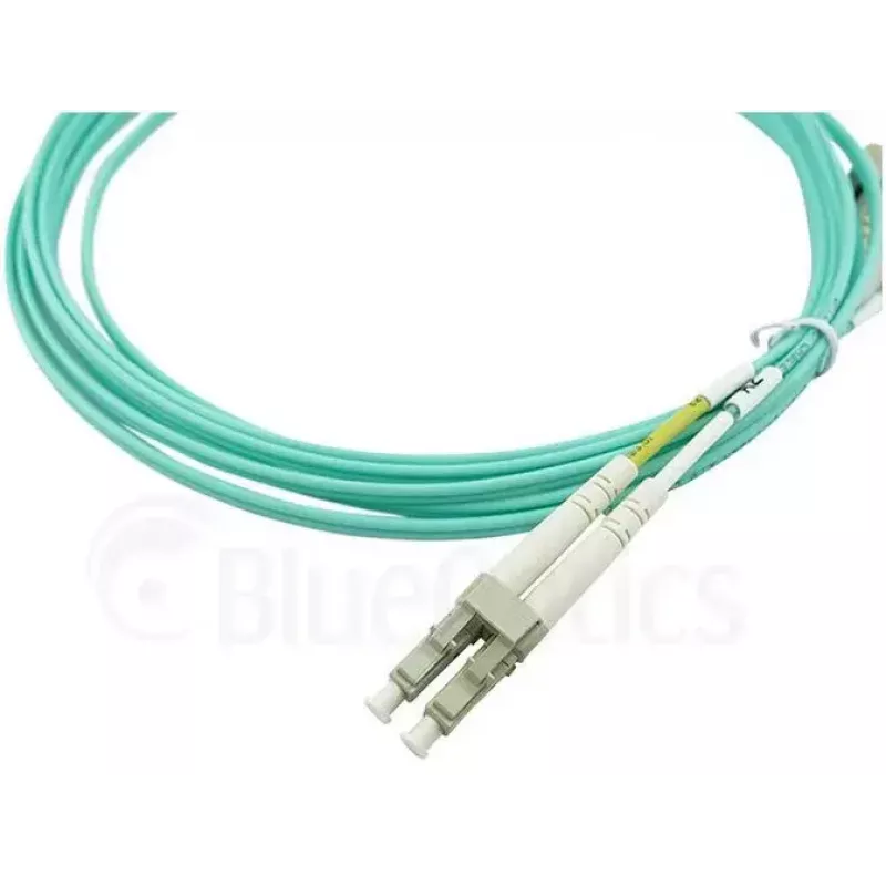 BlueOptics 050502T512000020M-BO Cabo de patch de fibra ótica duplex, LC/UPC para LC/UPC, OM3 50/125 µm, 20 m, bege