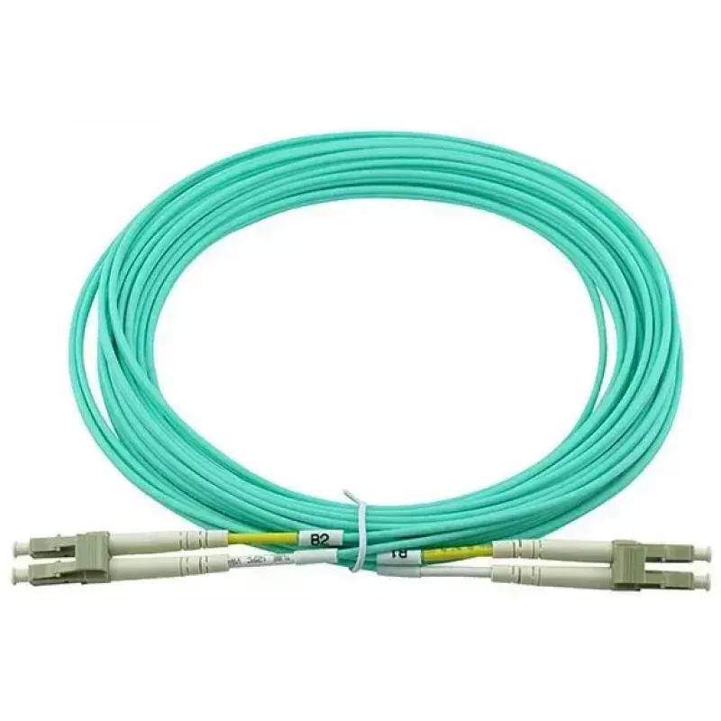 BlueOptics 050502T512000030M-BO Cabo de patch de fibra ótica duplex, LC/UPC para LC/UPC, OM3 50/125 µm, 30 m, bege